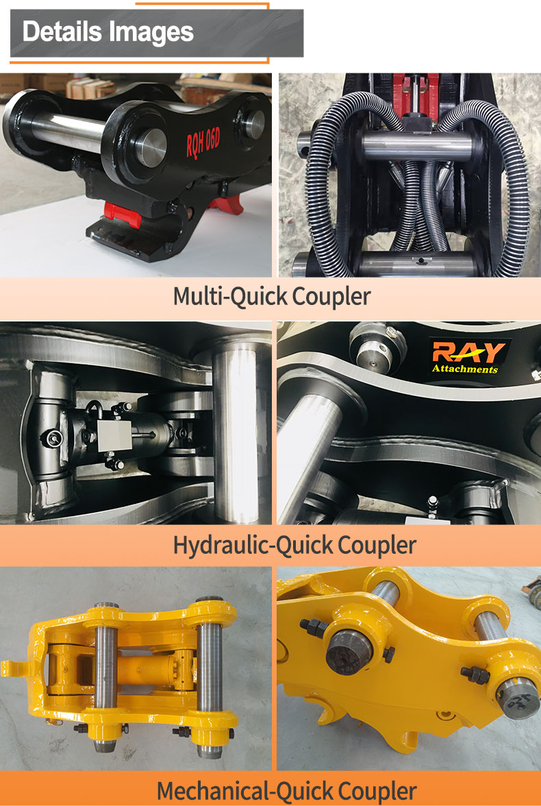 quick hitch mini excavator Быстрая сцепка