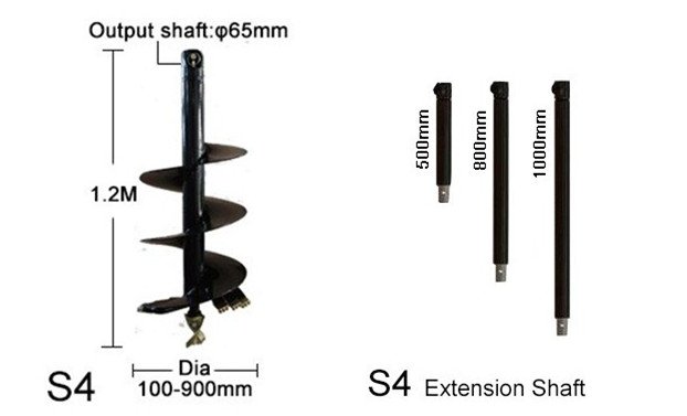 auger for earth drilling Гидравлический земля