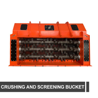 Ray Excavator Wheel Loaders Attachments Shredder Concrete Drushing и Screening Buctor