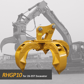Экскаватор стальной лом захват апельсиновая кожура схватка RHGP-10 для продажи