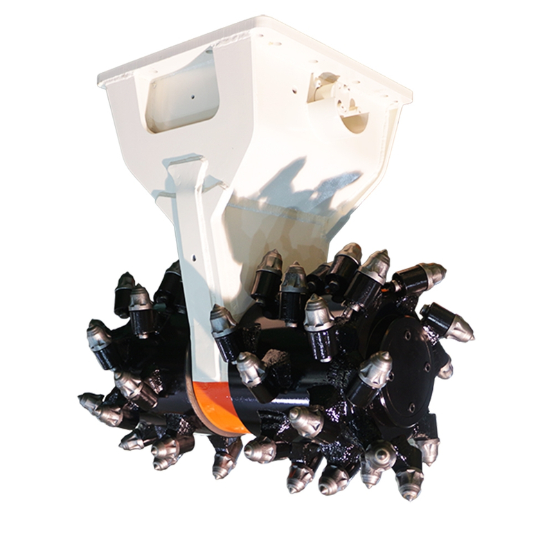 Каменная барабанная машина вращающаяся режущие барабаны для экскаватора