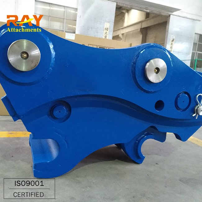 Hyundai Hydraulic Quick Coupler в экскаваторе