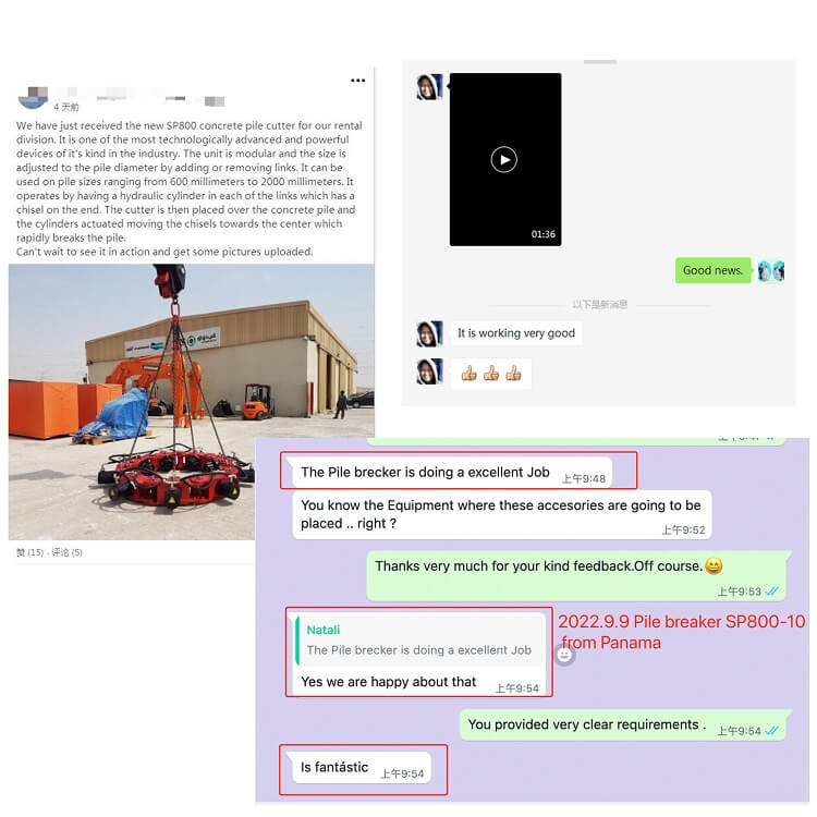 1050 мм гидравлическая резка для головки свай, 1050 -миллиметровый выключатель свай для продажи, горячая продажа гидравлического выключателя свай