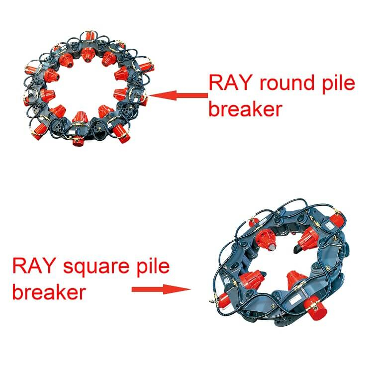 1050 мм гидравлическая резка для головки свай, 1050 -миллиметровый выключатель свай для продажи, горячая продажа гидравлического выключателя свай