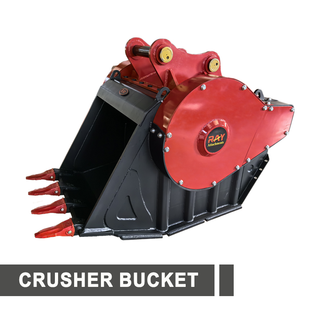 Бетонная челюсть Hardox Stone Asphalt Crushte Crusher Buctor для 20-27T Excavator