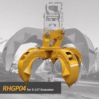 Захват стального лома экскаватора RHGP-04 для продажи